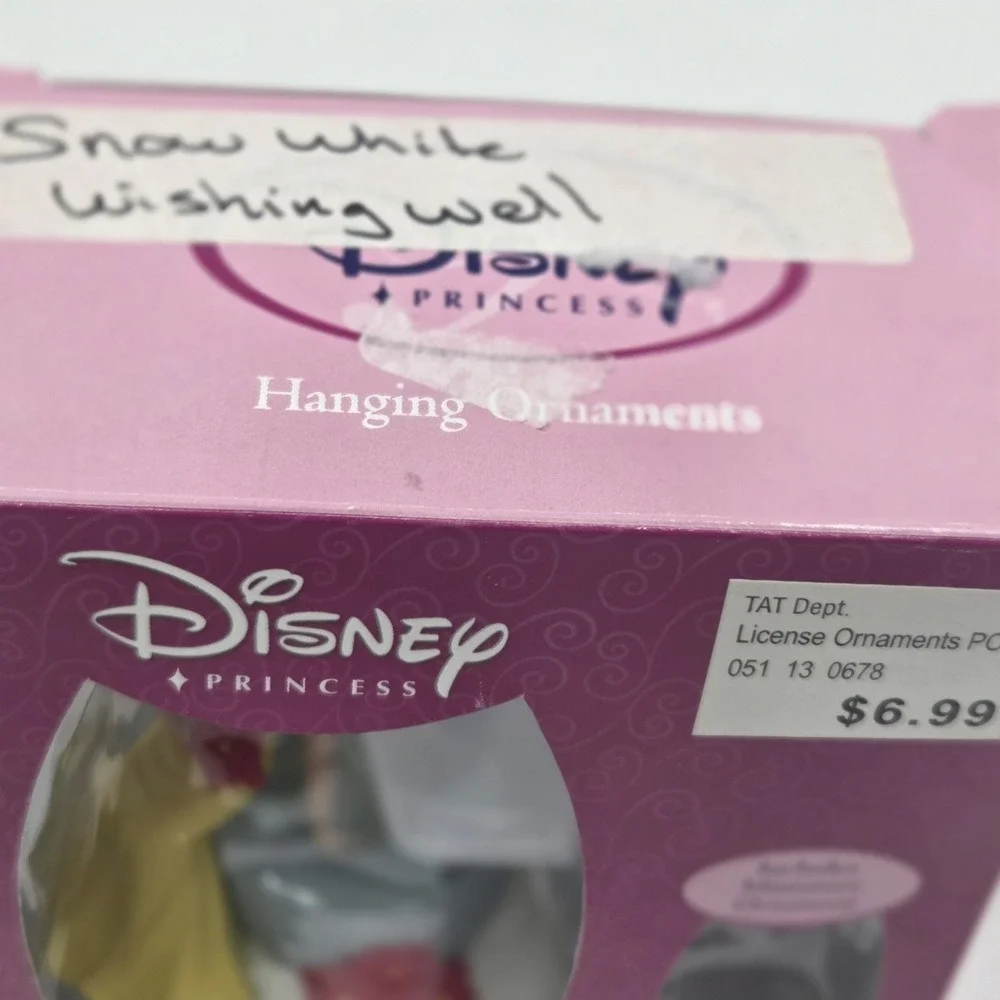 DISNEY PRINCESS SNOW WHITE WISHING WELL HORMAMENT ENESCO CHRISTMAS HOLIDAY...